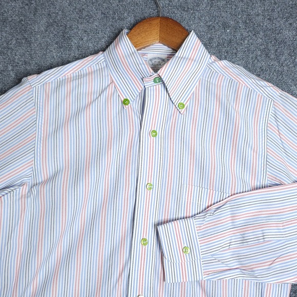 Brooks Brothers Other - Brooks Brothers‎ Shirt Mens 15 33 Extra Slim Fit Supima Cotton Non Iron Striped